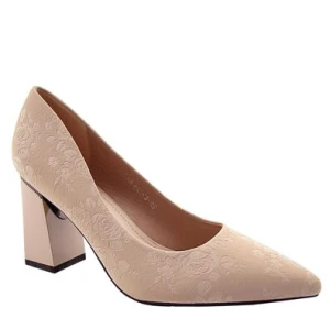 Vinceza 62223 damskie czółenka na słupku eleganckie beżowe