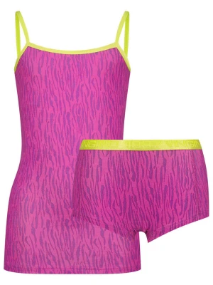 Vingino 2-częściowy zestaw bielizny w kolorze fioletowo-żółtym rozmiar: 146/152