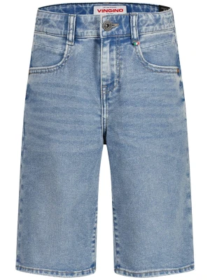 Vingino Bermudy dżinsowe w kolorze błękitnym rozmiar: 140