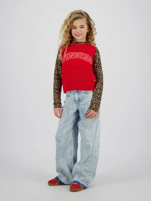 Vingino Bezrękawnik "Minny" w kolorze czerwonym rozmiar: 128