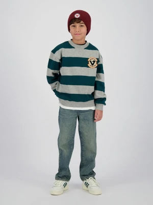 Vingino Bluza "Nikos" w kolorze turkusowo-szarym rozmiar: 128