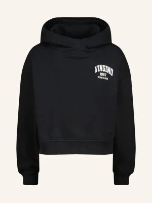 Vingino Bluza Z Kapturem Icon schwarz CZARNY