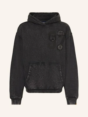 Vingino Bluza Z Kapturem Nicolai schwarz