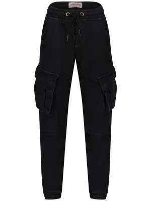 Vingino Bojówki - Regular fit - w kolorze czarnym rozmiar: 128