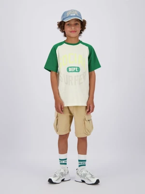 Vingino Bojówki w kolorze beżowym rozmiar: 140