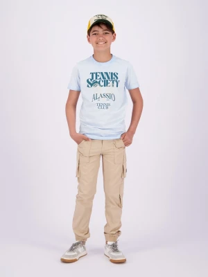 Vingino Bojówki w kolorze beżowym rozmiar: 164