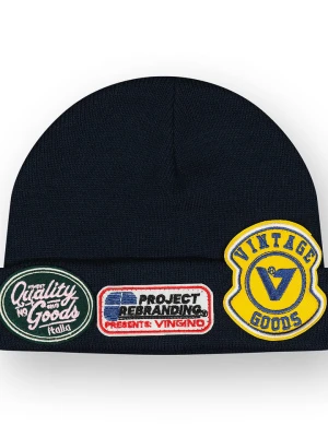 Vingino Czapka "Vad" w kolorze granatowym rozmiar: 146-164