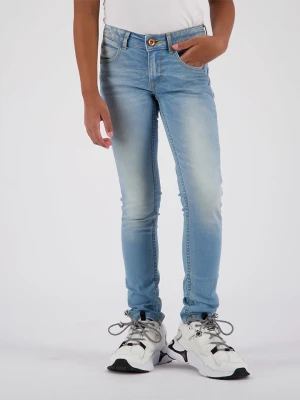 Vingino Dżinsy "Bettine" - Skinny fit - w kolorze błękitnym rozmiar: 116