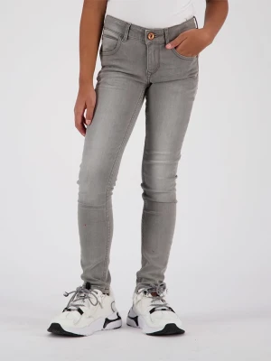 Vingino Dżinsy "Bettine" - Skinny fit - w kolorze jasnoszarym rozmiar: 158