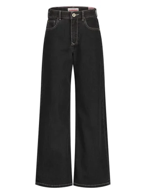 Vingino Dżinsy "Cosima" - Wide leg - w kolorze czarnym rozmiar: 128