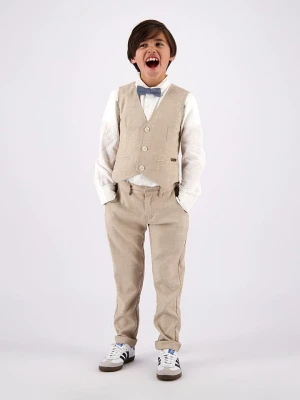 Vingino Kamizelka garniturowa "Nebio" w kolorze beżowym rozmiar: 104