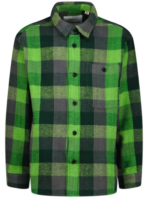 Vingino Koszula w kolorze antracytowo-zielonym rozmiar: 152