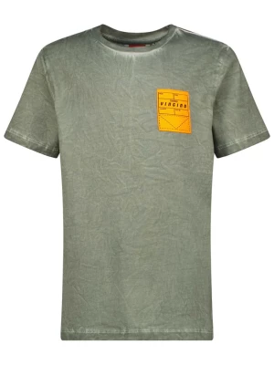 Vingino Koszulka "Herso" w kolorze khaki rozmiar: 128