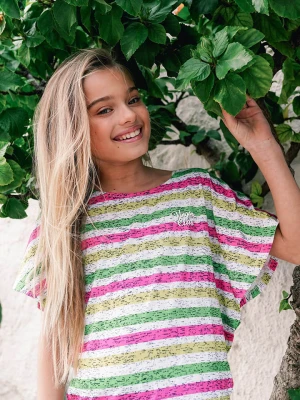 Vingino Koszulka "Ilene" w kolorze jasnoróżowym ze wzorem rozmiar: 128