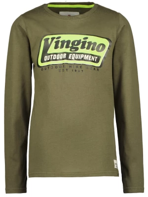 Vingino Koszulka "Jarrod" w kolorze khaki rozmiar: 164