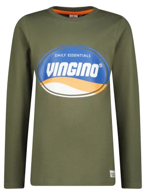 Vingino Koszulka "Vior" w kolorze khaki rozmiar: 128