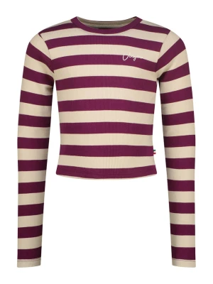 Vingino Koszulka w kolorze beżowo-fioletowym rozmiar: 152