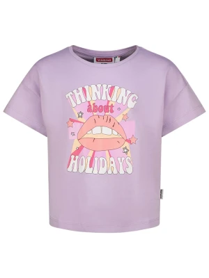 Vingino Koszulka w kolorze fioletowym ze wzorem rozmiar: 176