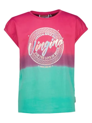 Vingino Koszulka w kolorze turkusowo-różowym rozmiar: 152