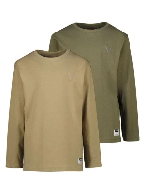 Vingino Koszulki (2 szt.) w kolorze oliwkowym i jasnobrązowym rozmiar: 176