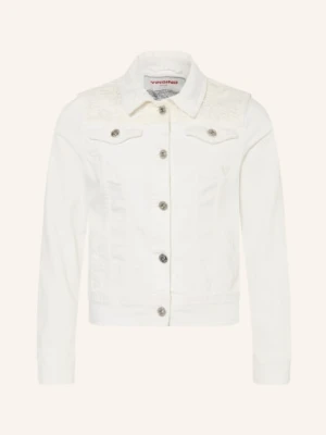 Vingino Kurtka Jeansowa Taylin Z Koronką weiss