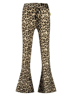 Vingino Legginsy "Sendra" w kolorze beżowo-czarnym rozmiar: 176