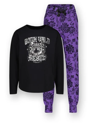 Vingino Piżama w kolorze fioletowo-czarnym rozmiar: 158/164