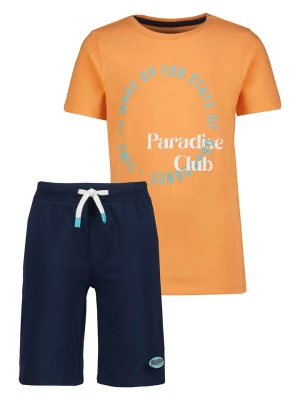 Vingino Piżama w kolorze granatowo-pomarańczowym rozmiar: 98/104