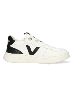 Vingino Skórzane sneakersy w kolorze biało-czarnym rozmiar: 29