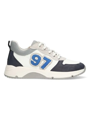 Vingino Skórzane sneakersy w kolorze biało-czarnym rozmiar: 33