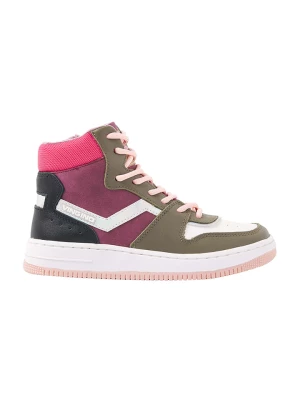 Vingino Skórzane sneakersy w kolorze brązowo-różowym rozmiar: 28