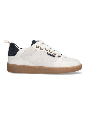 Vingino Skórzane sneakersy w kolorze kremowym rozmiar: 29