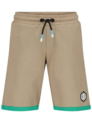 Vingino Szorty dresowe w kolorze jasnobrązowo-zielonym rozmiar: 176