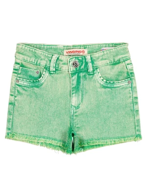 Vingino Szorty dżinsowe "Dafina" w kolorze zielonym rozmiar: 176