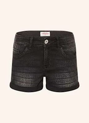 Vingino Szorty Jeansowe Damara schwarz