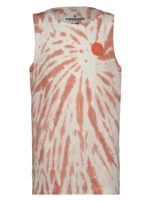 Vingino Top "Gity" w kolorze biało-pomarańczowym rozmiar: 110