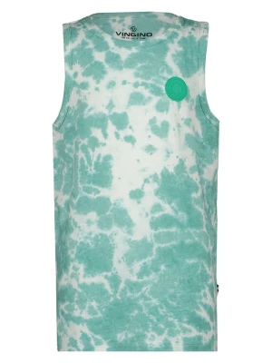Vingino Top "Gity" w kolorze turkusowo-białym rozmiar: 164