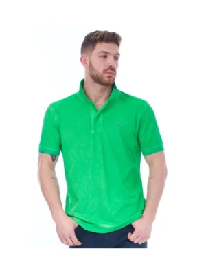 Vintage Beach Polo Shirt Zielony Sun68