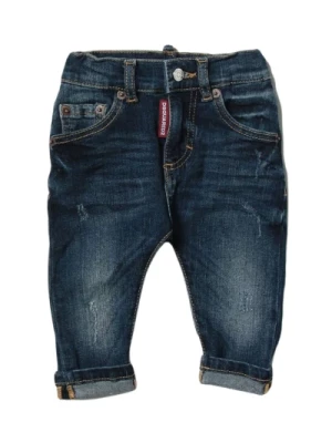 Vintage Distressed Dziecięce Jeansy Dsquared2