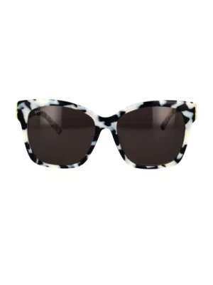 Vintage-inspirowane okulary przeciwsłoneczne Bb0102Sa 007 Balenciaga