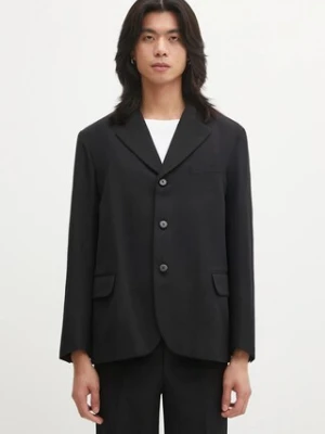 Visvim marynarka z dodatkiem wełny VERDEAN JKT męska kolor czarny 125205013007