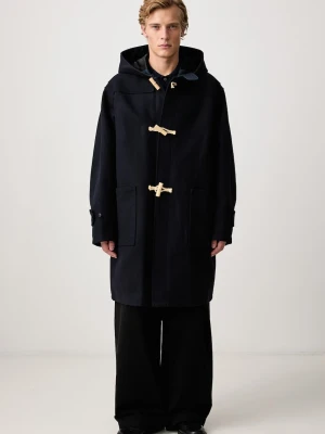 Visvim płaszcz z wełną męski