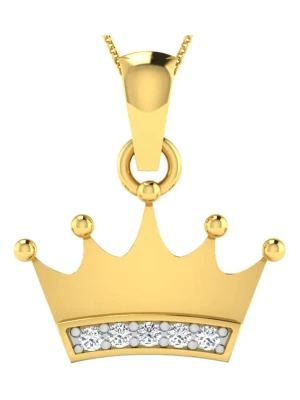 Vittoria Jewels Złota zawieszka z diamentami rozmiar: onesize