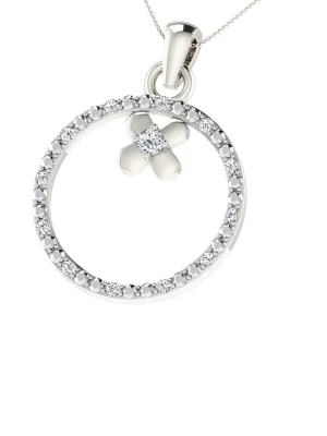 Vittoria Jewels Złota zawieszka z diamentami rozmiar: onesize