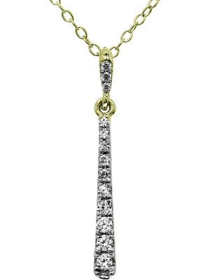 Vittoria Jewels Złota zawieszka z diamentami rozmiar: onesize