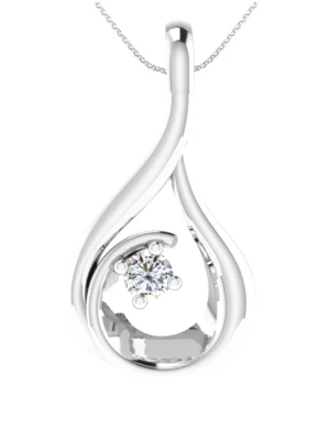 Diamant Vendôme Złota zawieszka z diamentem rozmiar: onesize