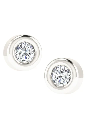 Vittoria Jewels Złote kolczyki-wkrętki z diamentami rozmiar: onesize