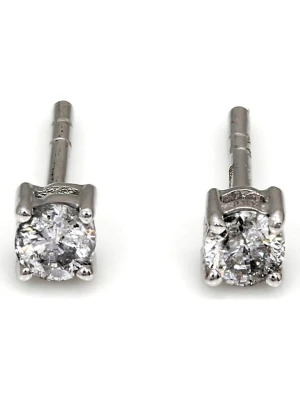 Vittoria Jewels Złote kolczyki-wkrętki z diamentami rozmiar: onesize