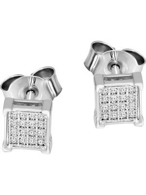 Vittoria Jewels Złote kolczyki-wkrętki z diamentami rozmiar: onesize