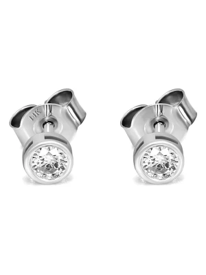 Vittoria Jewels Złote kolczyki-wkrętki z diamentami rozmiar: onesize